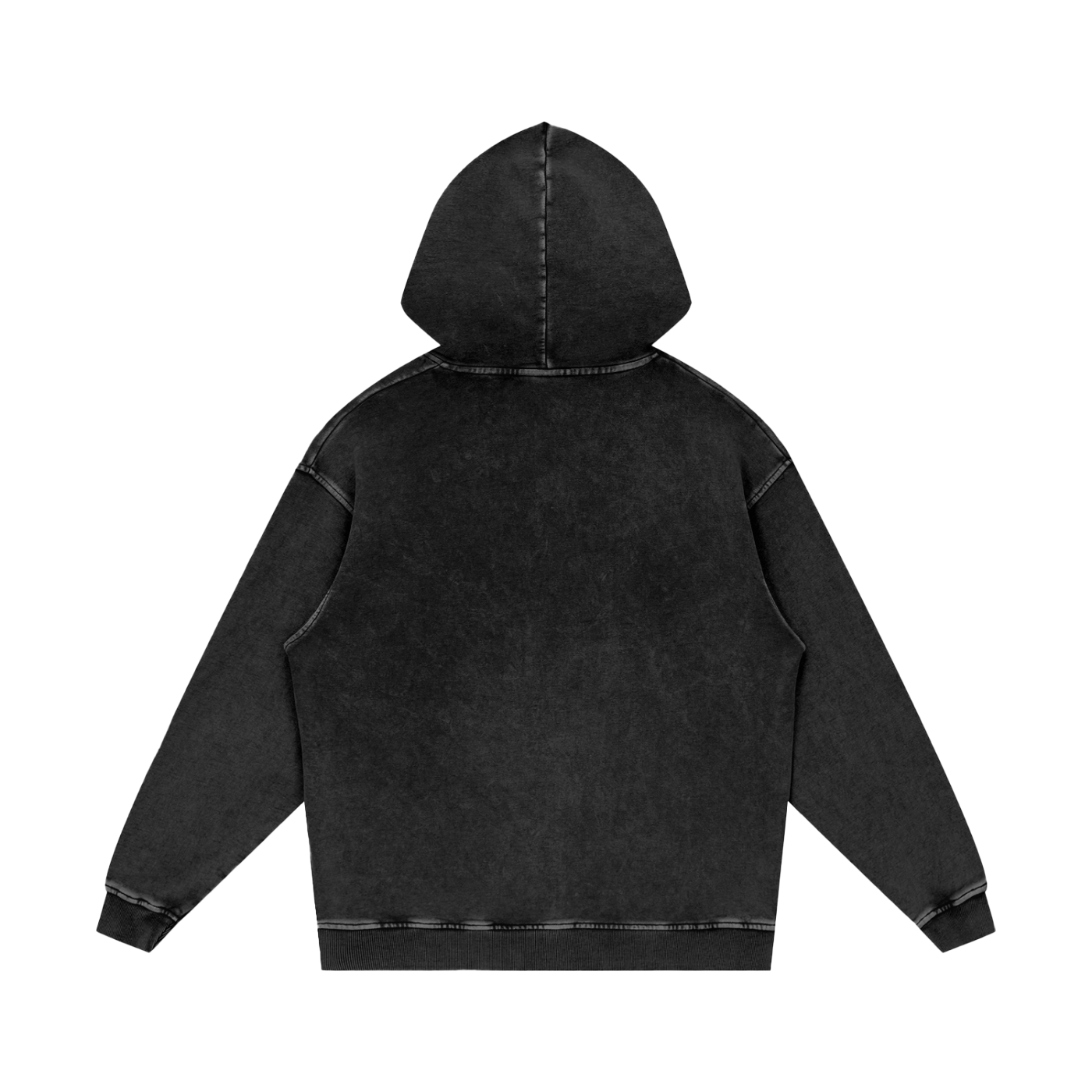 Lost Boyz Script Snow Washed Loose Cotton Hoodie