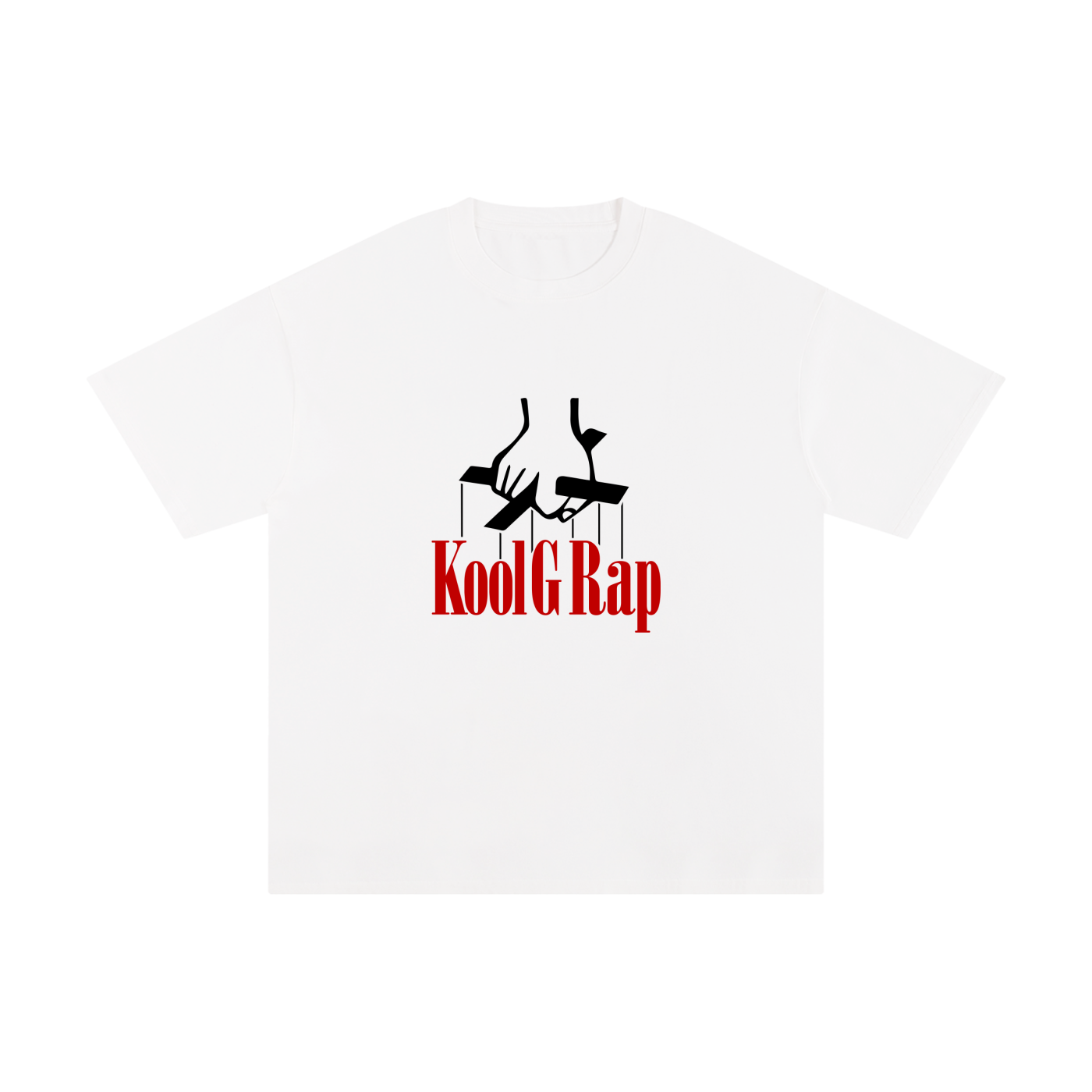 Kool G Rap Cross White Unisex Pure Cotton Tee