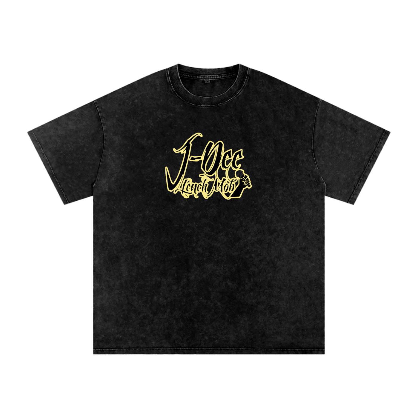 J-Dee Lench Mob Snow Washed Oversized Cotton Tee
