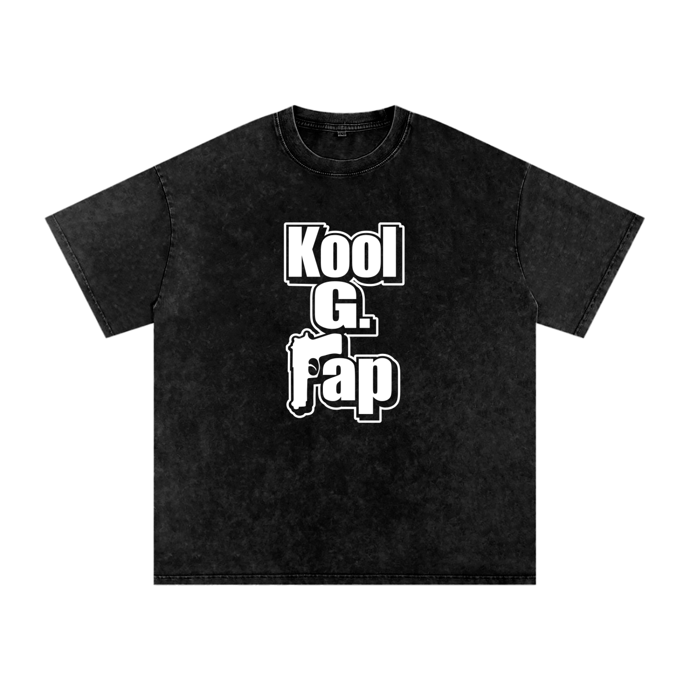 Kool G Rap OG Snow Washed Oversized Cotton Tee