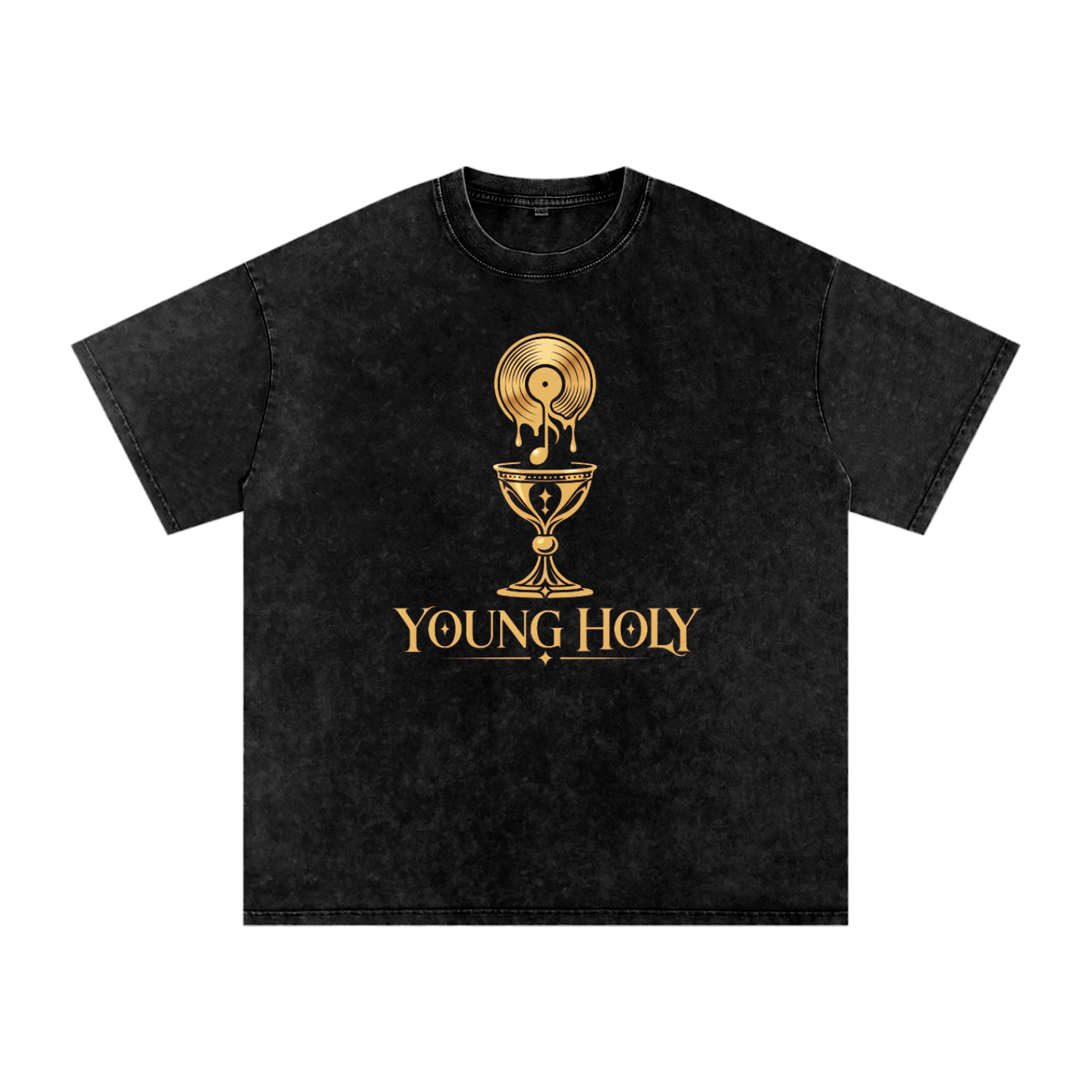Young Holy Chalise Edition - Snow Washed Oversized Cotton T-Shirt