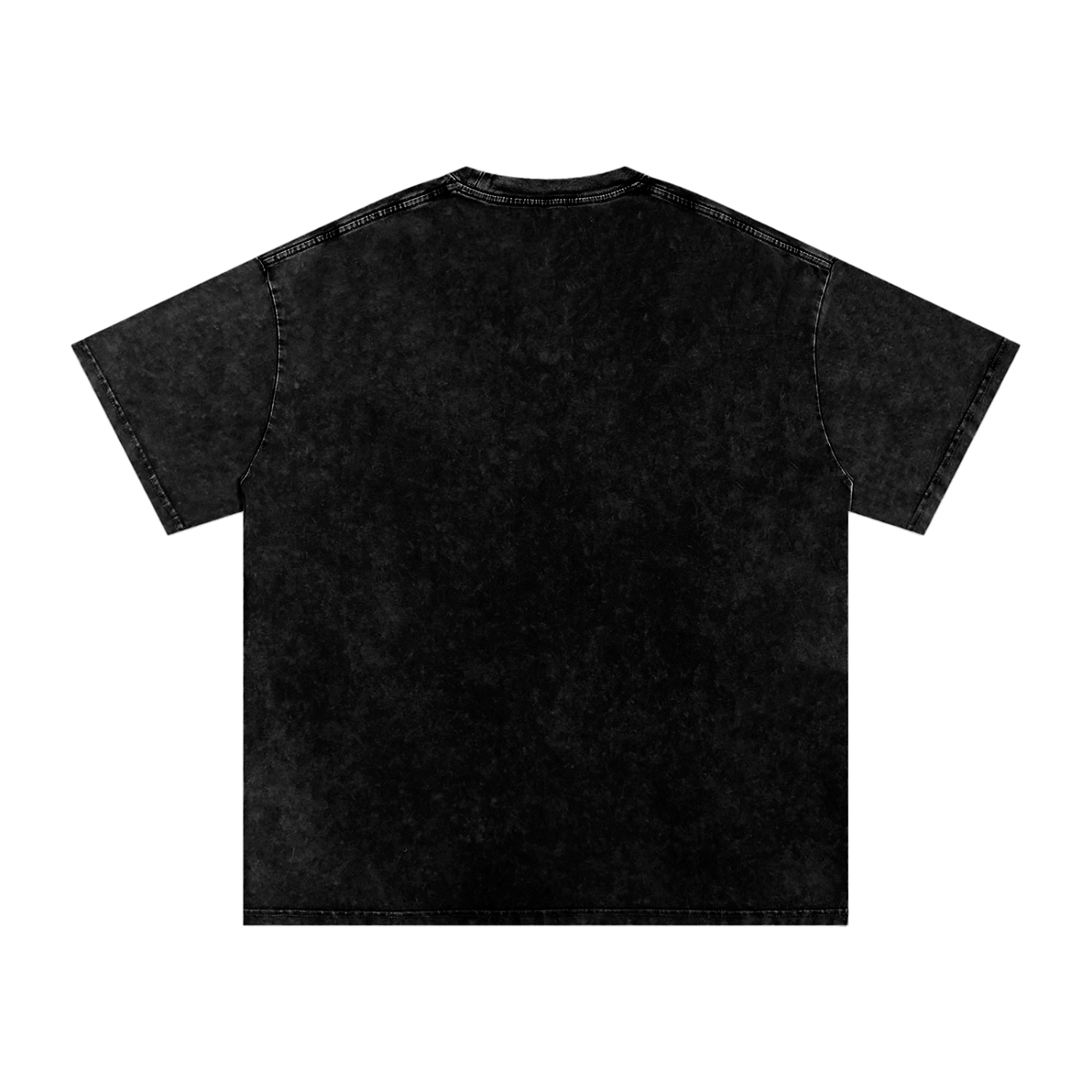 Ali Vegas Black Snow Washed Oversized Cotton Tee