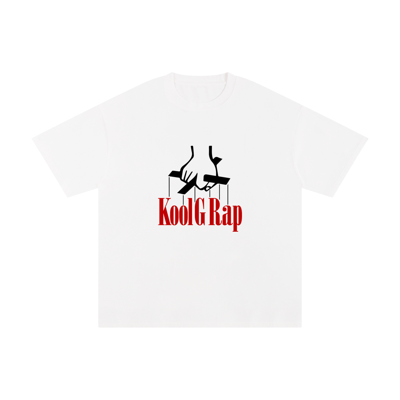 Kool G Rap Cross White Unisex Pure Cotton Tee